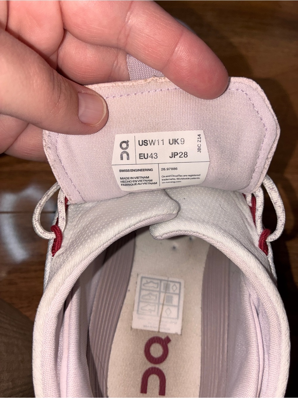 On Cloud Women’s Cloudnova Athletic Running Shoes, undyed white fade - size 11 - Picture 10 of 10